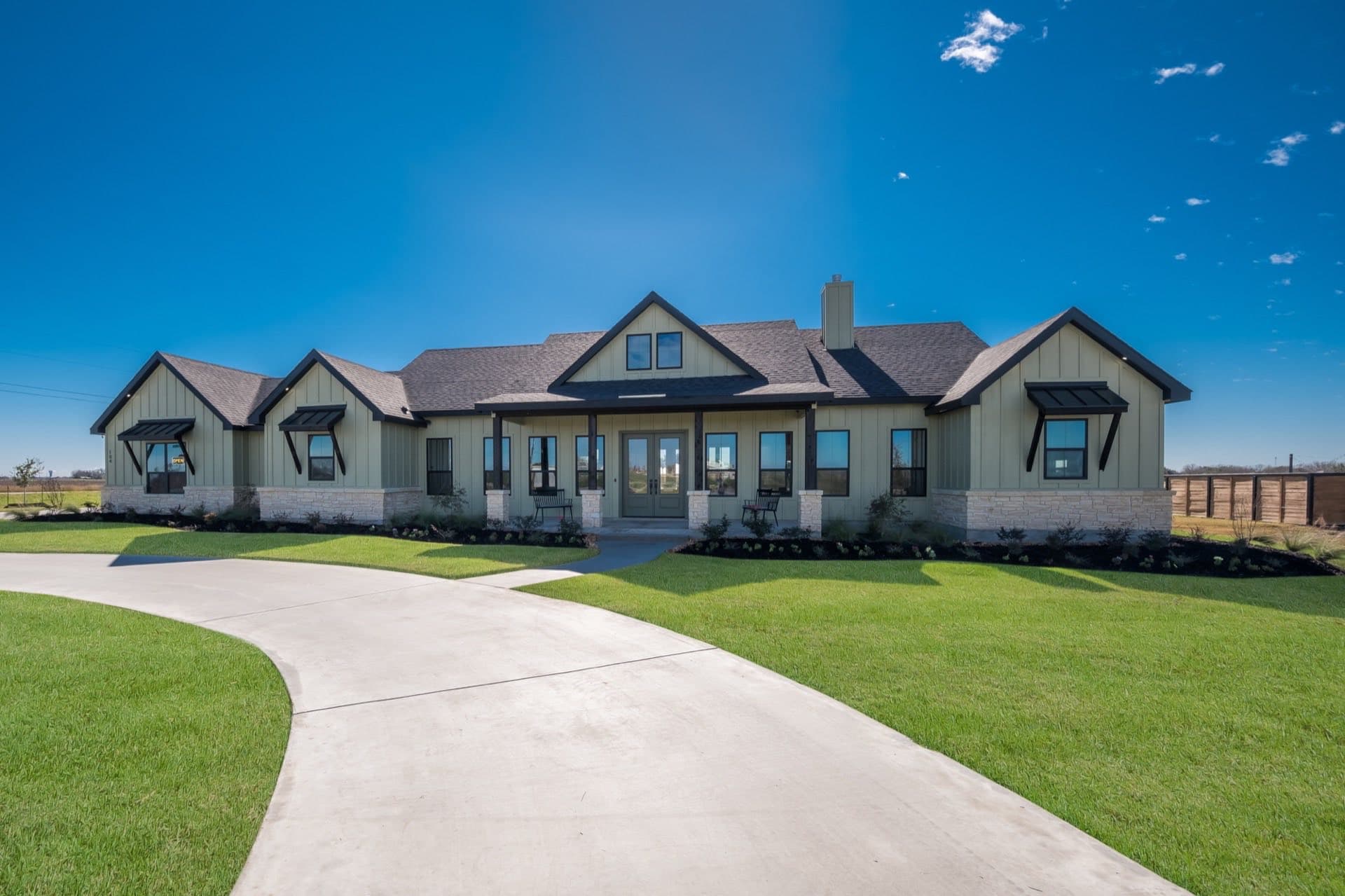 Beautiful custom home in the Twin Creeks community built by TKG Custom Homes