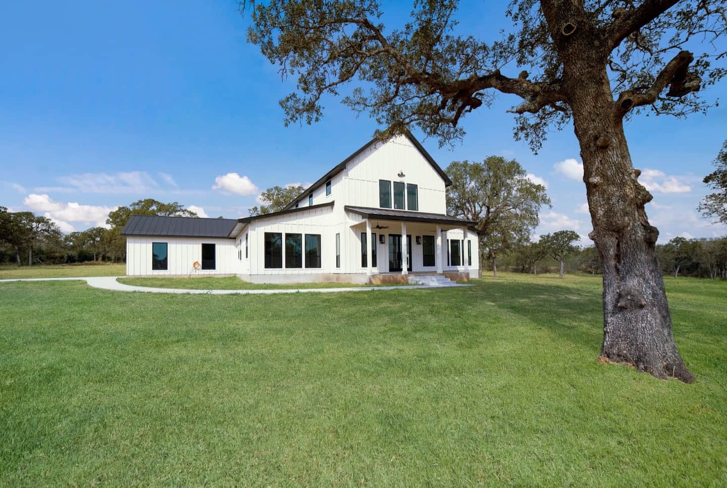 Custom home on acreage built by TKG Custom Homes in the Texas Hill Country