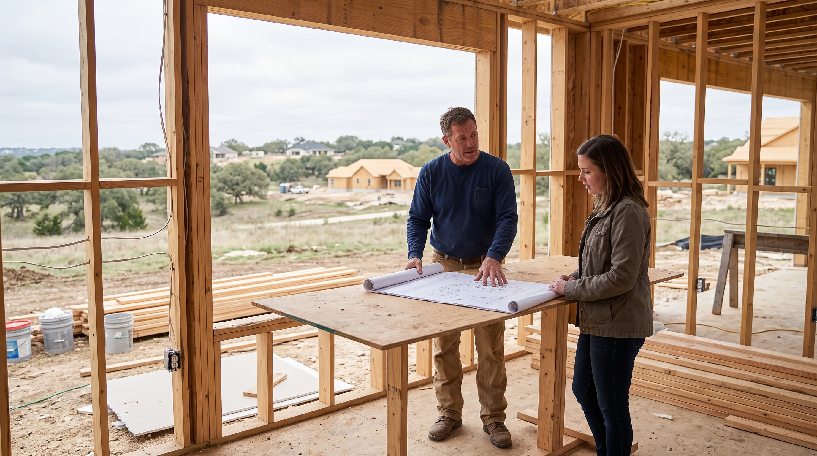 Common Mistakes When Hiring a Custom Home Builder in Seguin and New Braunfels